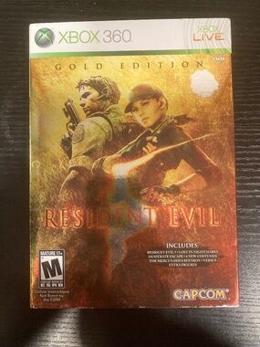 Resident Evil 5 -- Gold Edition (Microsoft Xbox 360, 2010) CIB